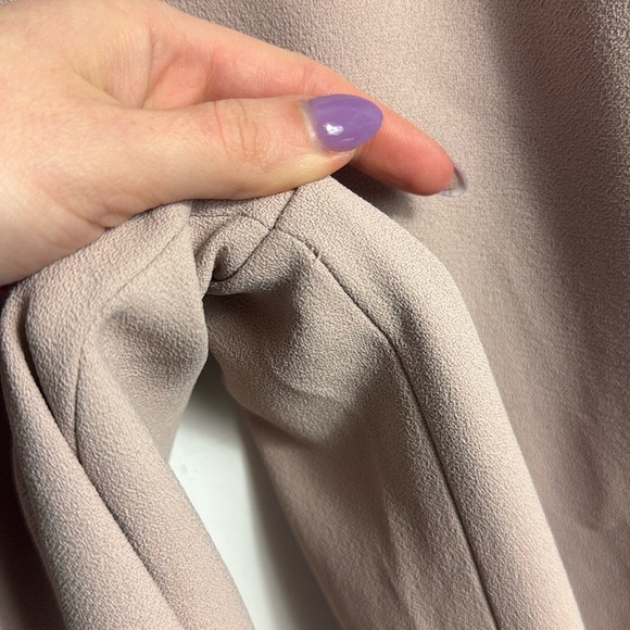 See By Chloe Wide Leg Pale Pink Seam Detail Culotte Pants Size 36 Quiet Luxury - Picture 7 of 13